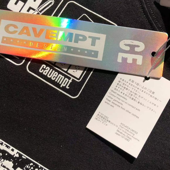 Cavermpt Black Short Sleeve Black and White Comic Color Printing - Picture 4 of 15